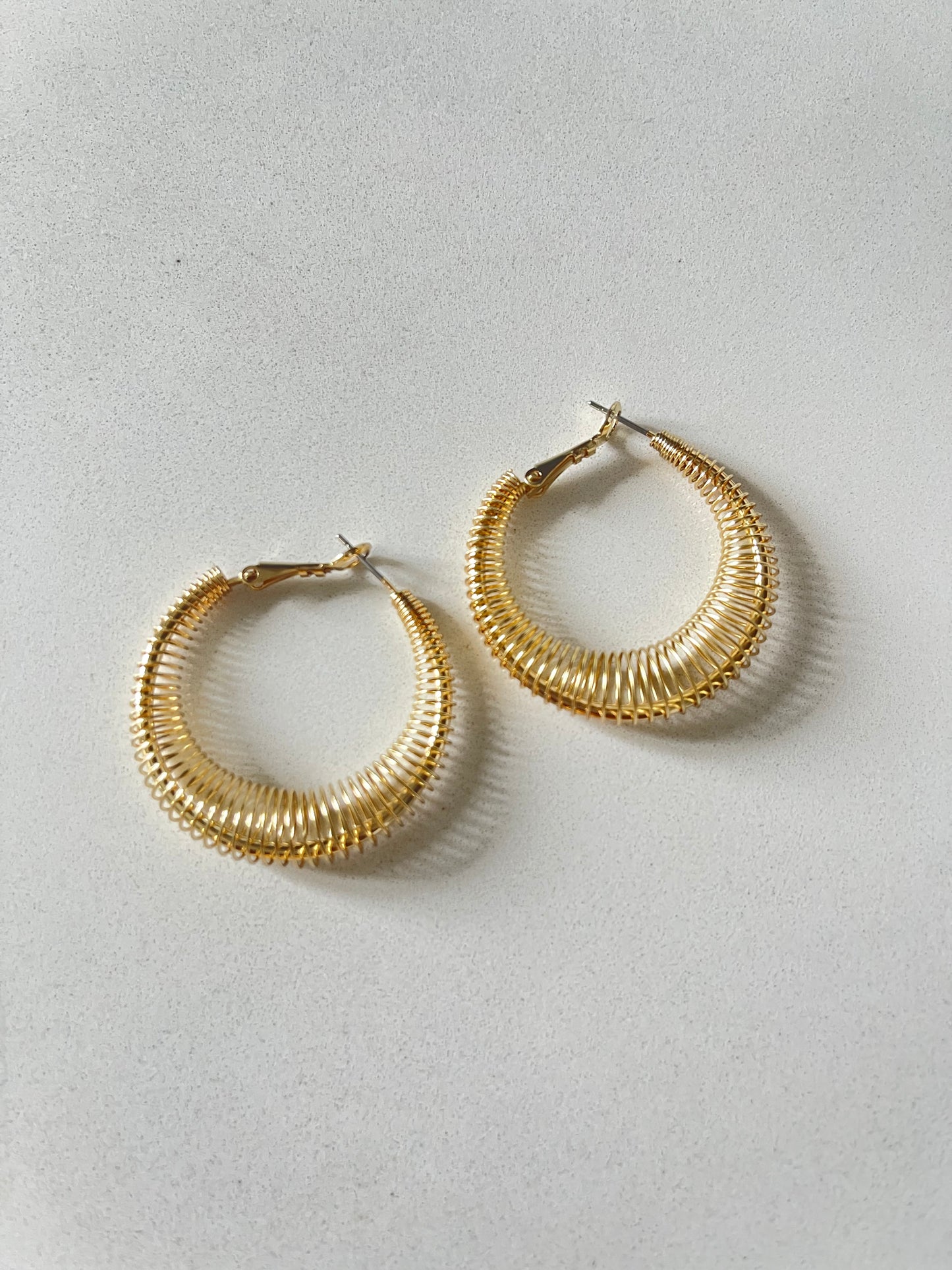 Spiral Hoop Earrings
